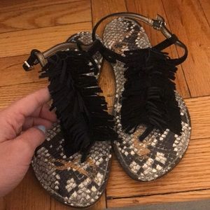 Sam Edelman fringe sandals!!